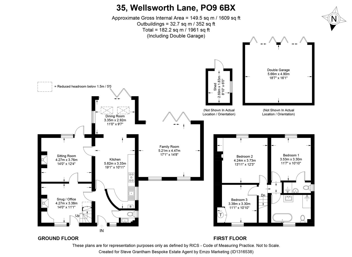 35, Wellsworth Lane, Rowlands Castle floorplan