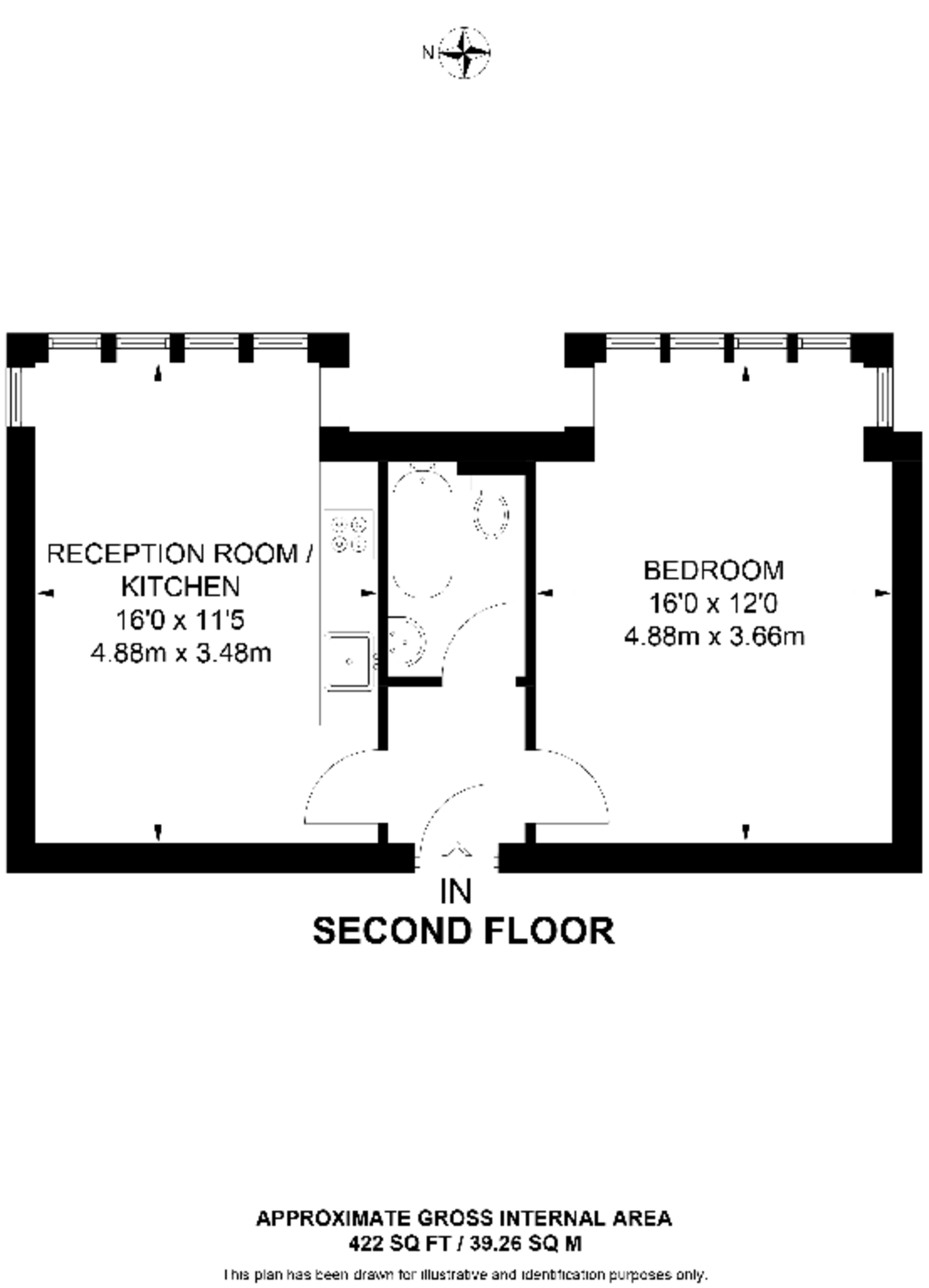 Brixton Road, SW9, Stockwell floorplan