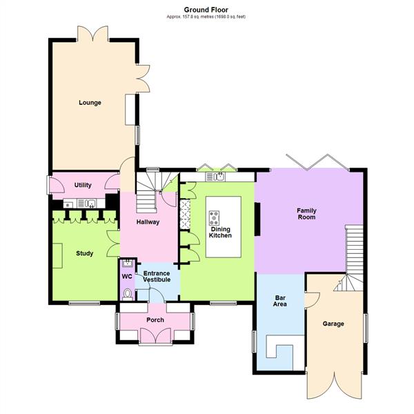 5, Wolfe Close, Warrington floorplan