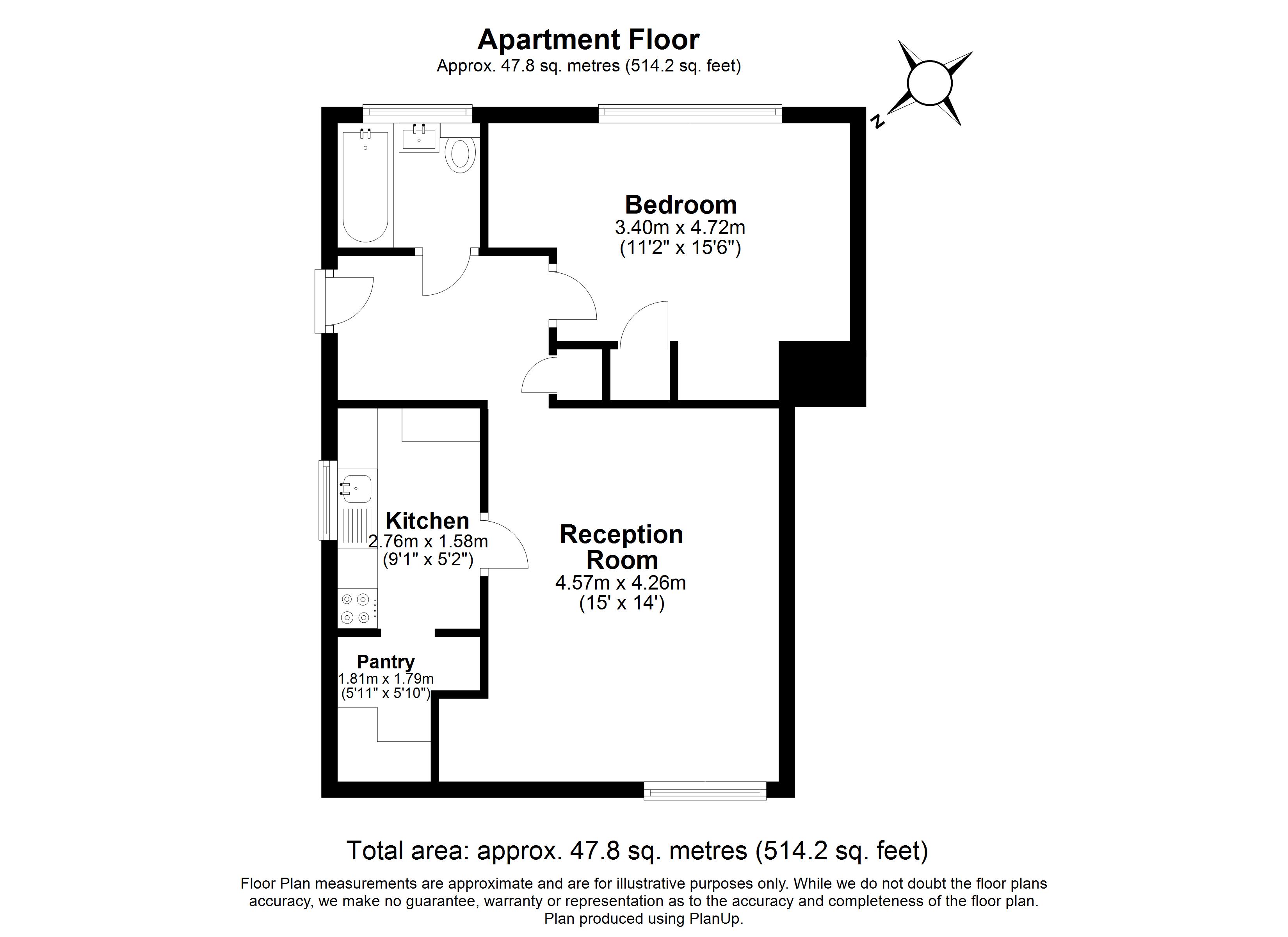 4, Culham Court, Reading floorplan