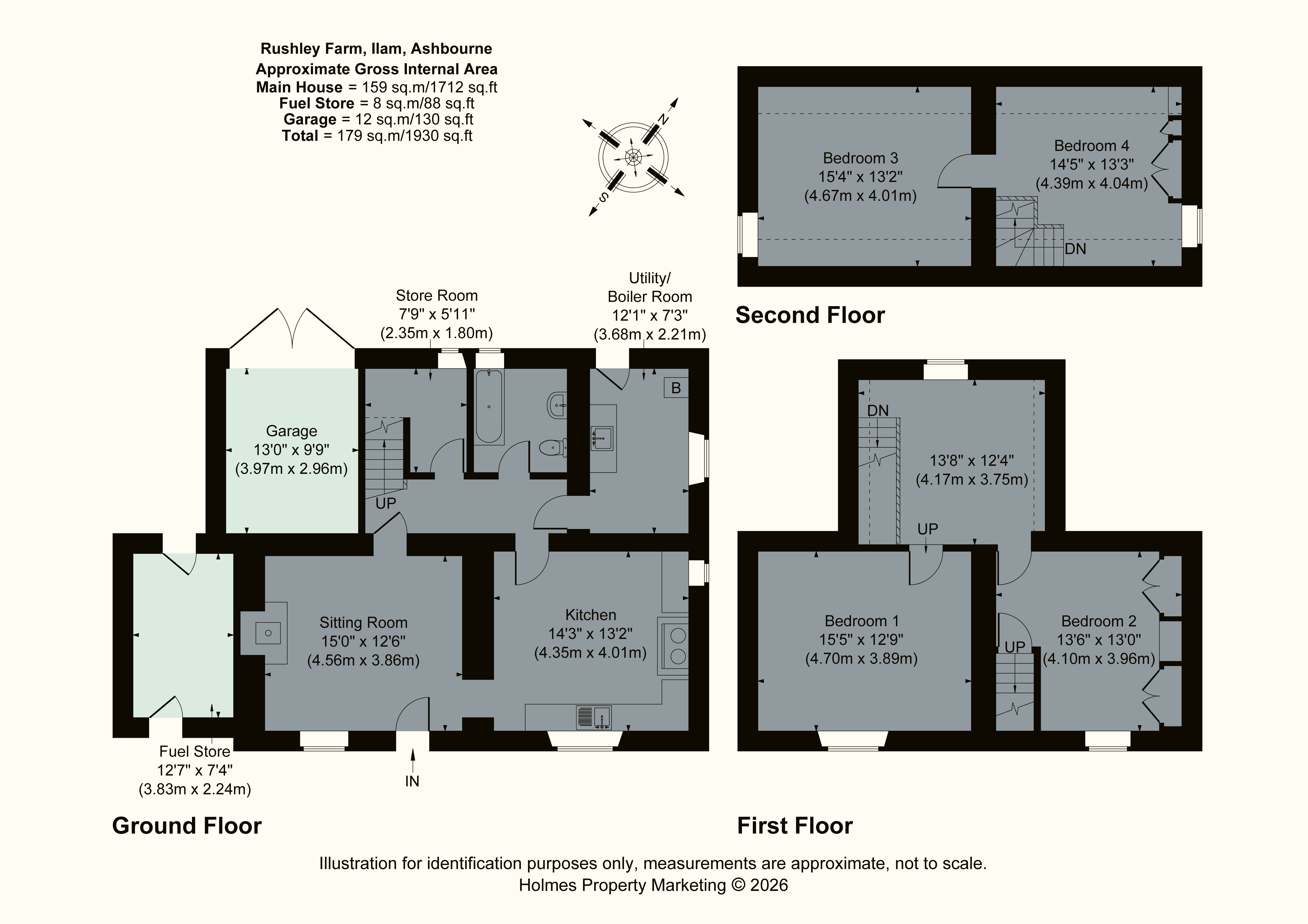 Rushley Farm,, Ilam, Ilam floorplan