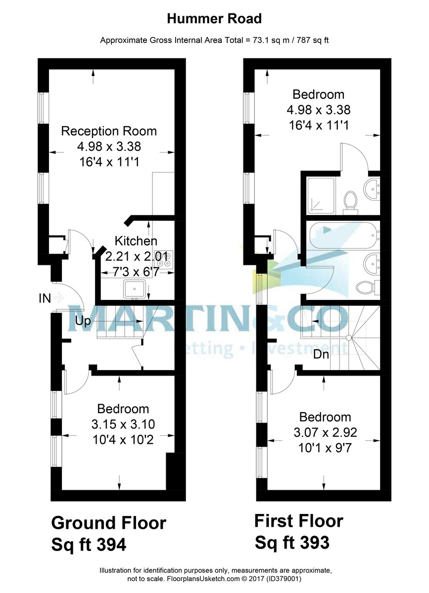 3 Bedrooms Terraced house to rent in Hummer Road, Egham TW20