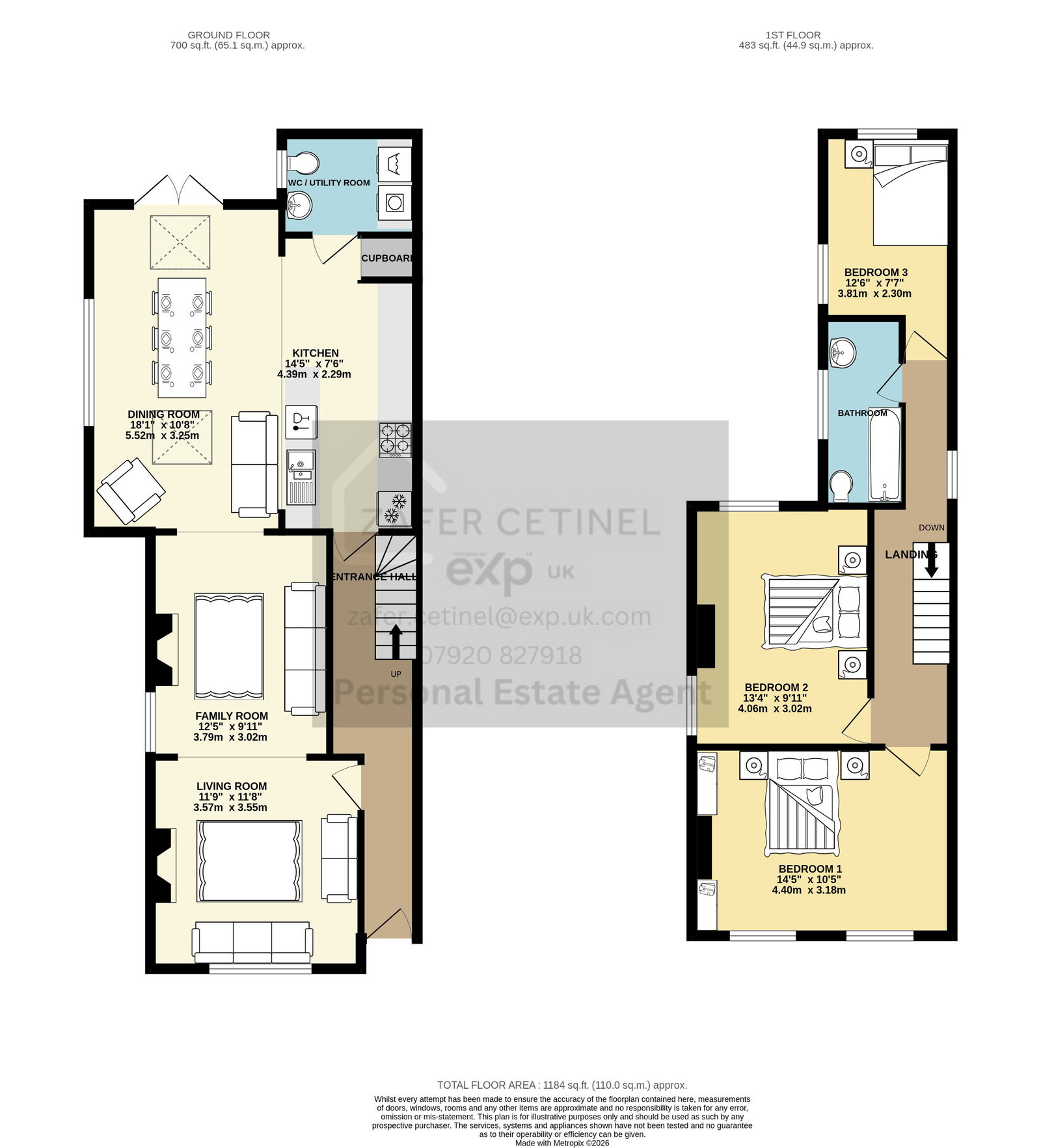 May Cottage, Bouncers Lane, Cheltenham floorplan