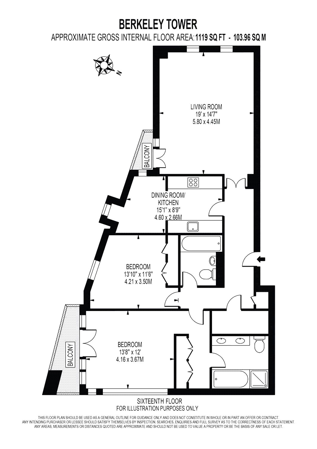 2 Bedrooms Flat for sale in Berkeley Tower, 48 Westferry Circus, Canary Wharf E14