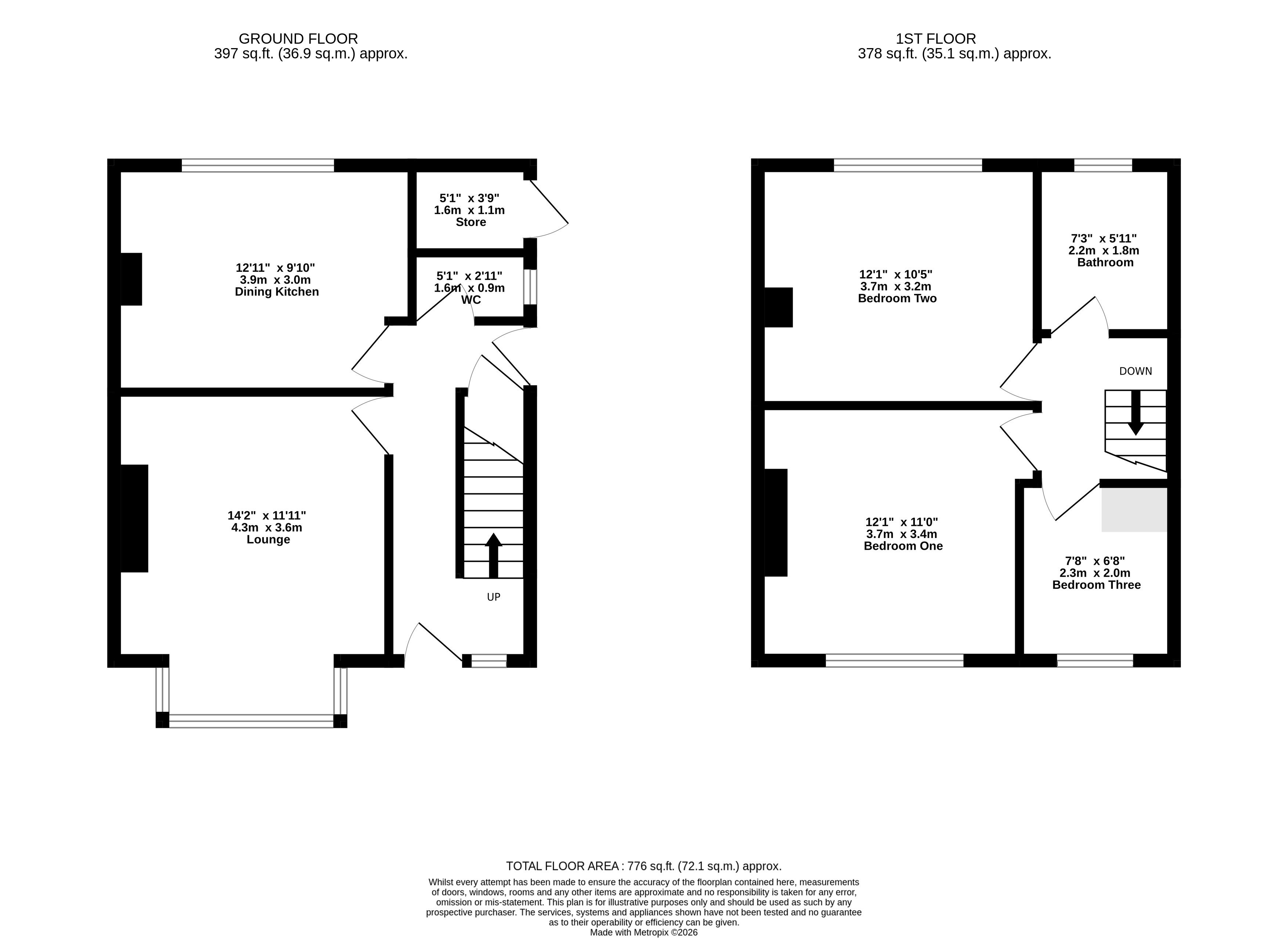 Dorkathcliff,, Wood Lane, Holmfirth floorplan