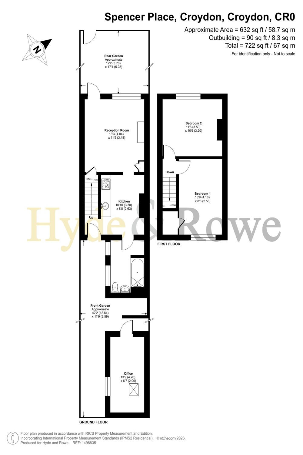 4, Spencer Place, Croydon floorplan