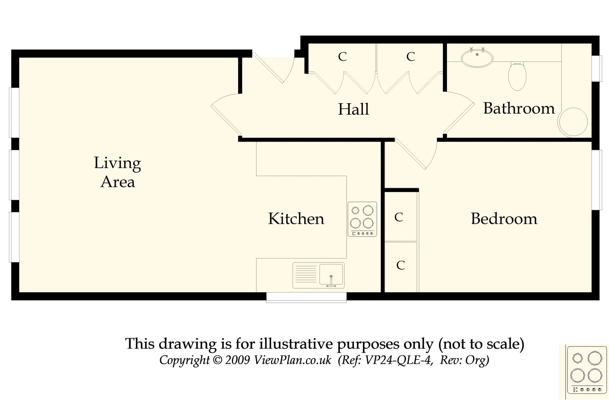 Flat 3, 66, Victoria Road, Penarth floorplan