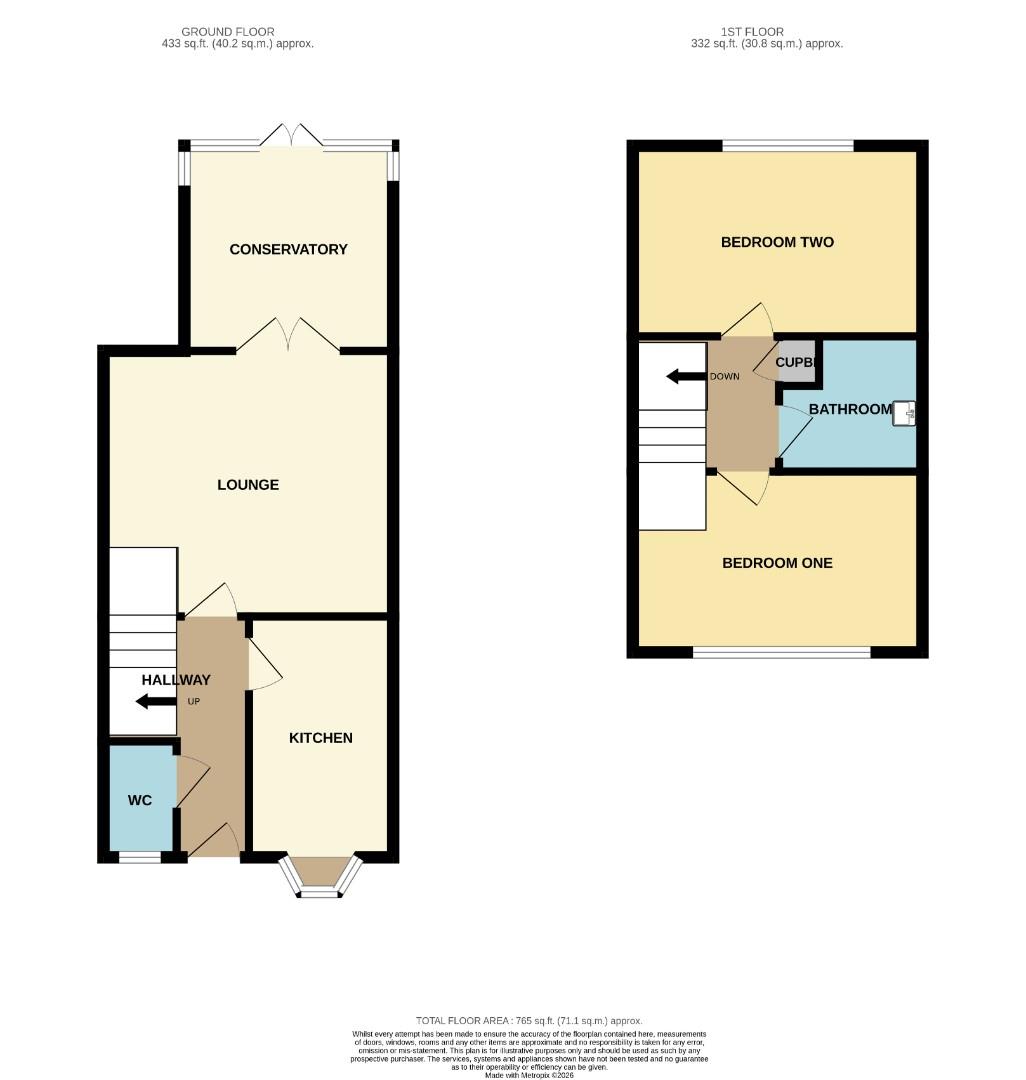 6, Mayfield Drive, Winsford floorplan