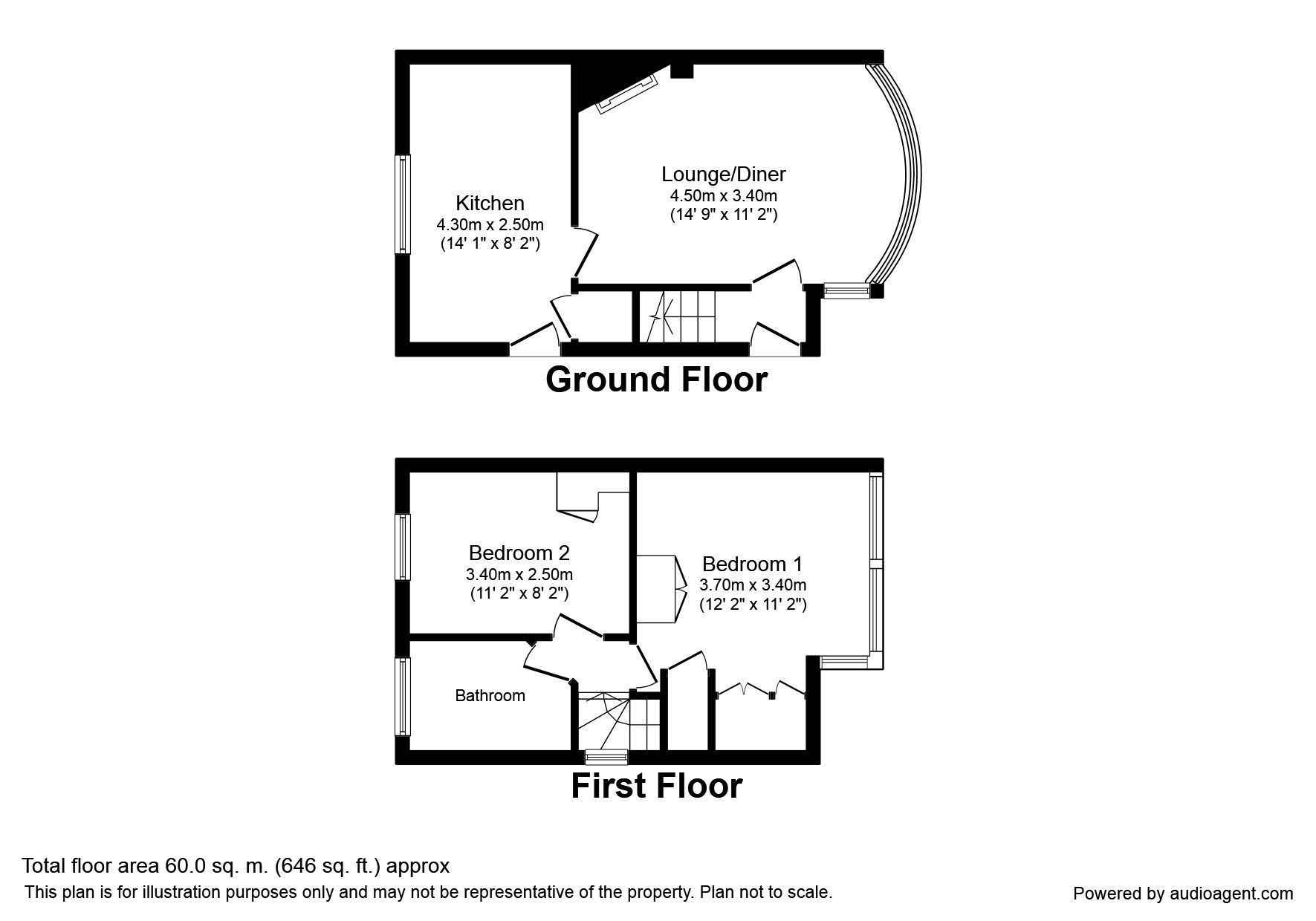 2 Bedrooms Semi-detached house to rent in Fairway, Hemel Hempstead HP3