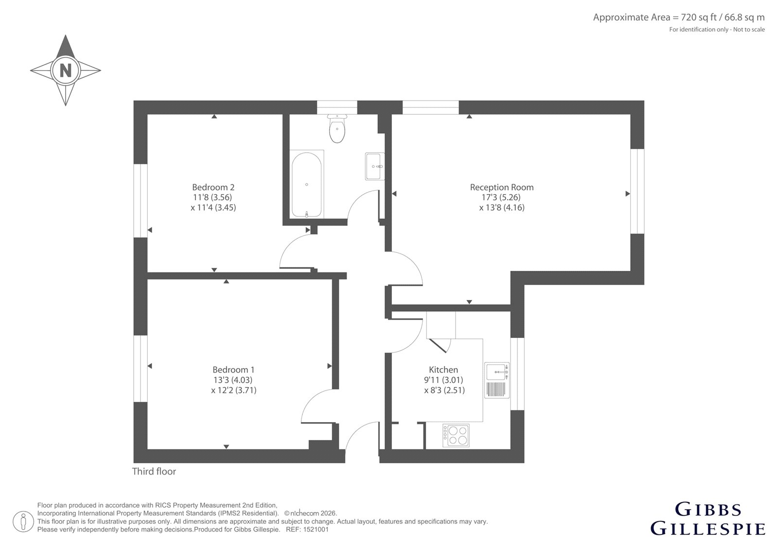 Flat 7,, Fairholme Court, Hatch End floorplan