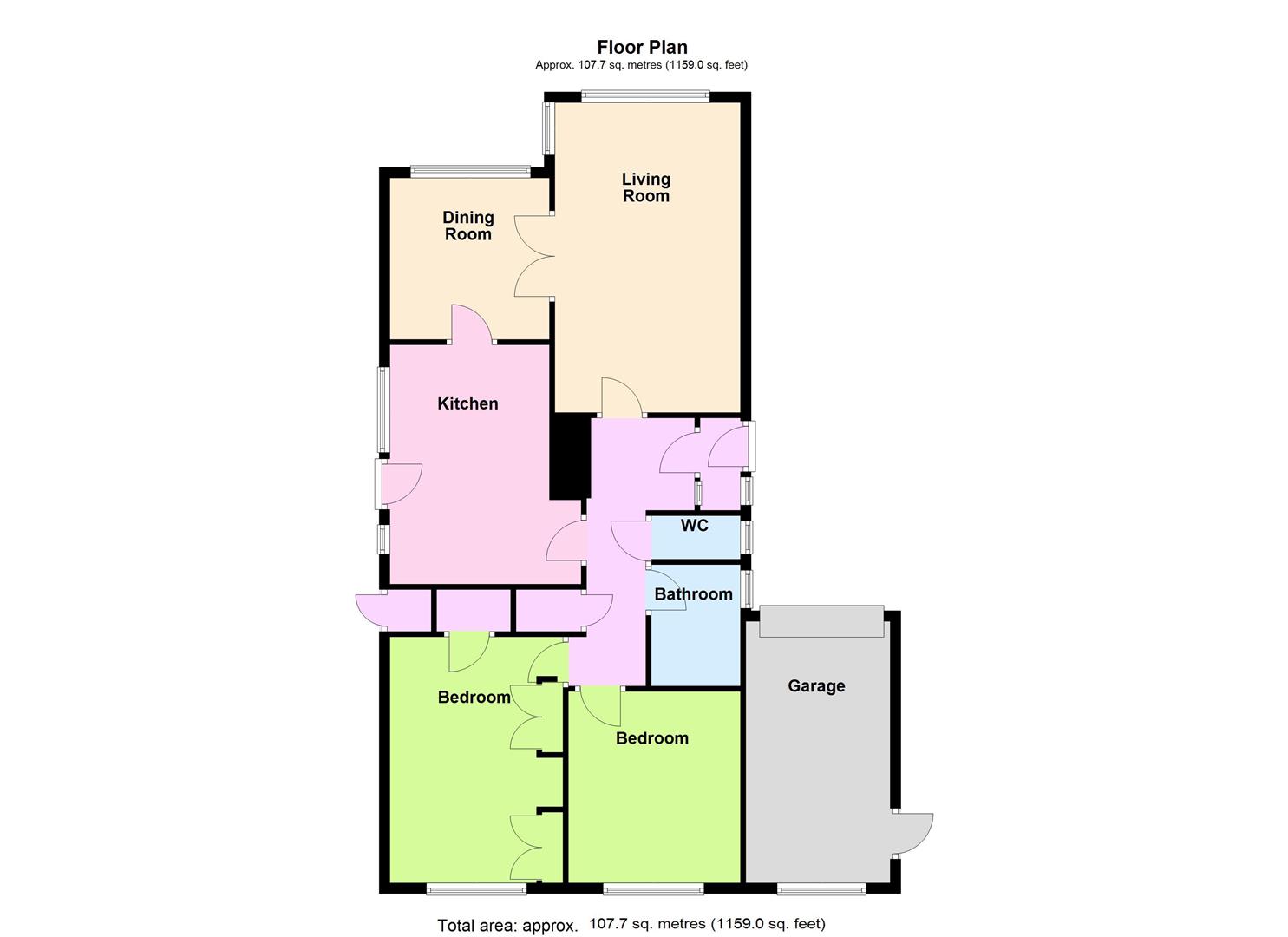 46, Exmoor Drive, Worthing floorplan