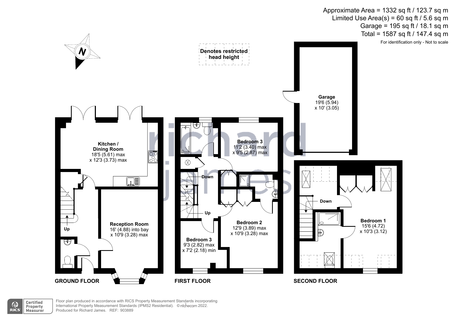 14, Lords Close, Swindon floorplan