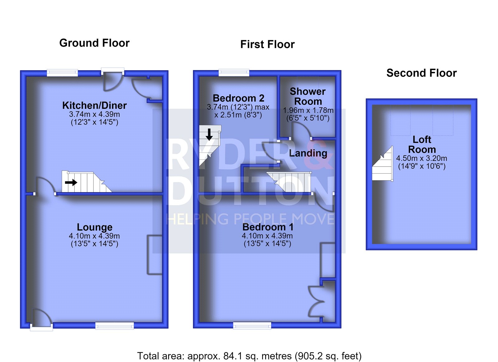 Caretaker Cottage, 3, Hill End Road, Saddleworth floorplan