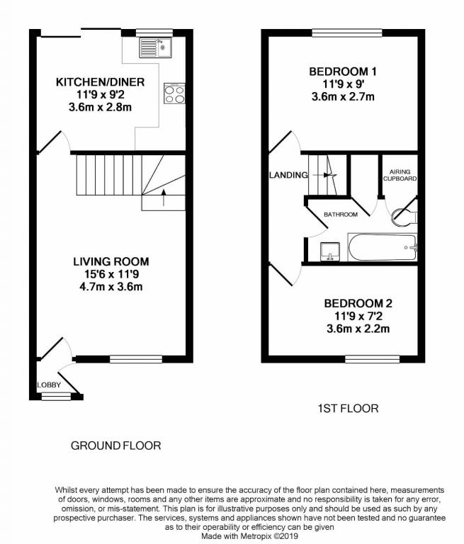 2 Bedrooms Terraced house for sale in Haining Gardens, Mytchett GU16