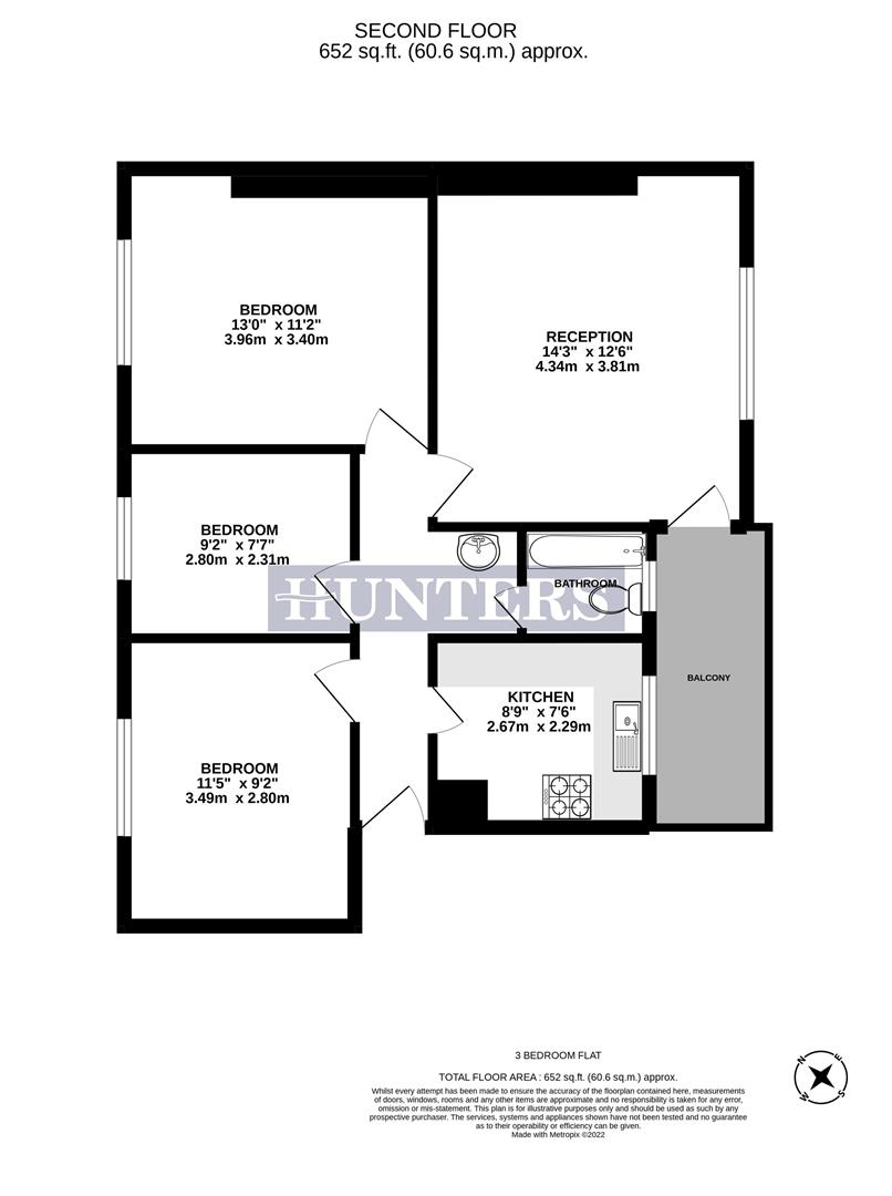 Denman House, Lordship Terrace, London N16, 3 bedroom flat for sale