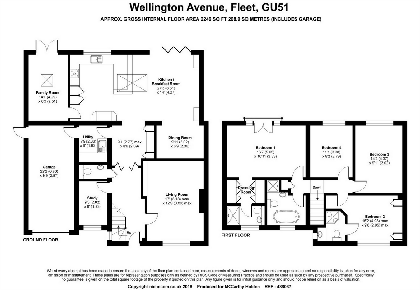 4 Bedrooms  for sale in Wellington Avenue, Fleet GU51