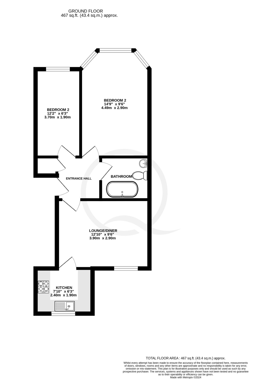 Flat 7, 15-16,, Atlingworth Street, Brighton floorplan
