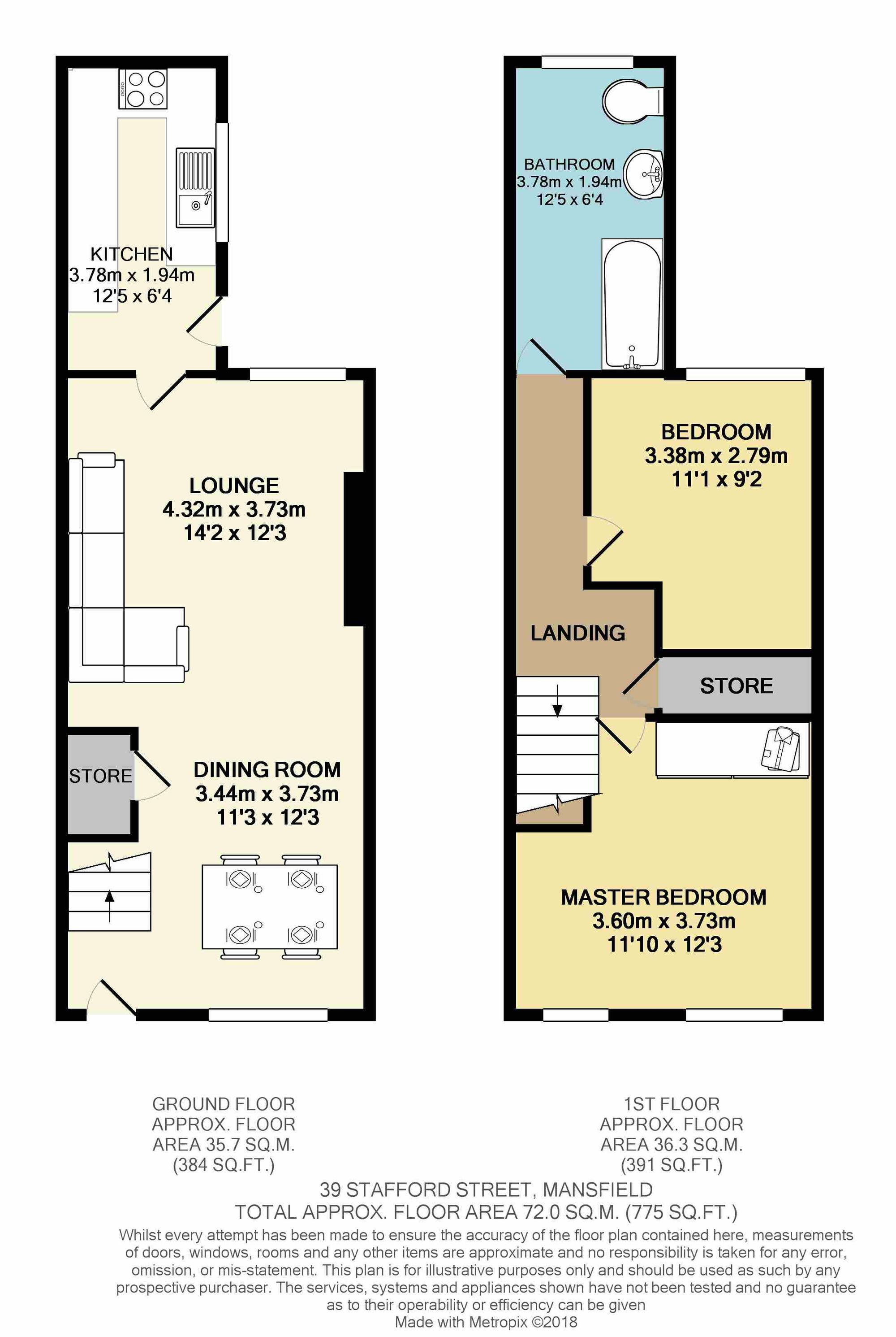 39 Stafford Street, Mansfield floorplan