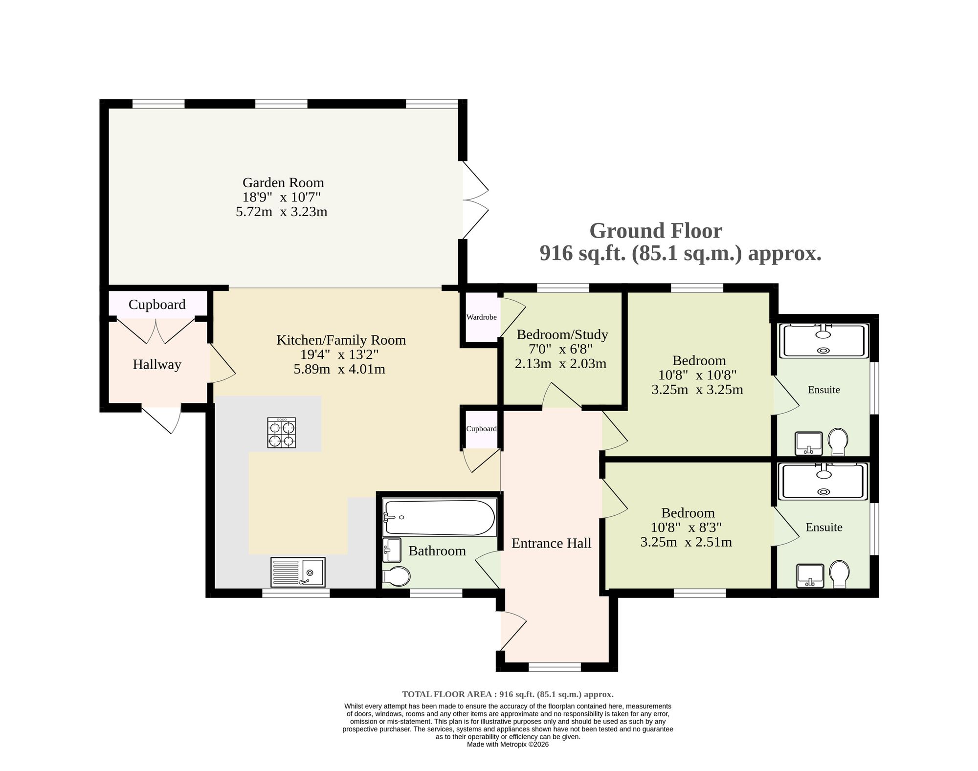 10 Fletcher Close, Norwich floorplan
