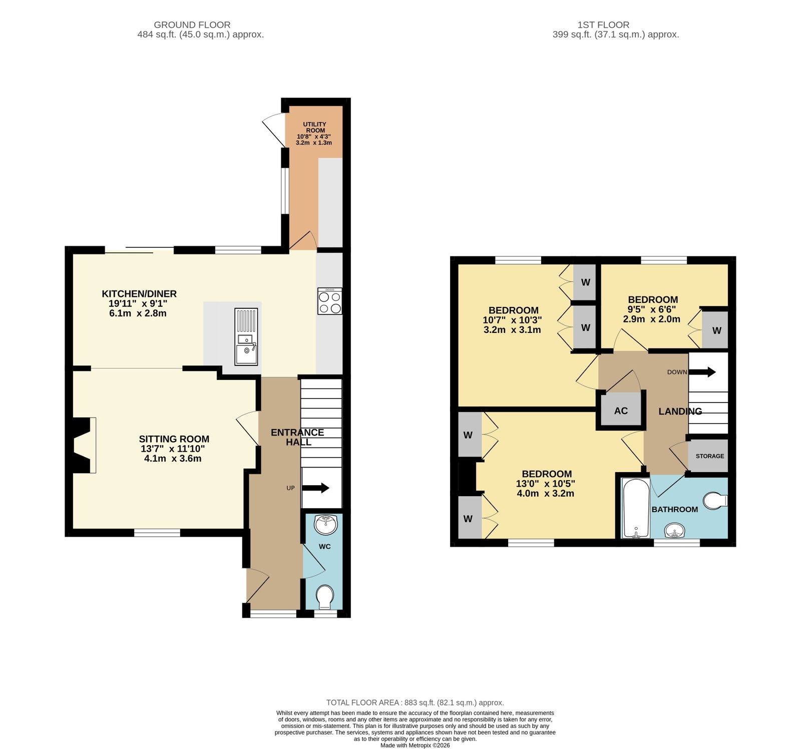 4, Sorrel Way, Malvern floorplan