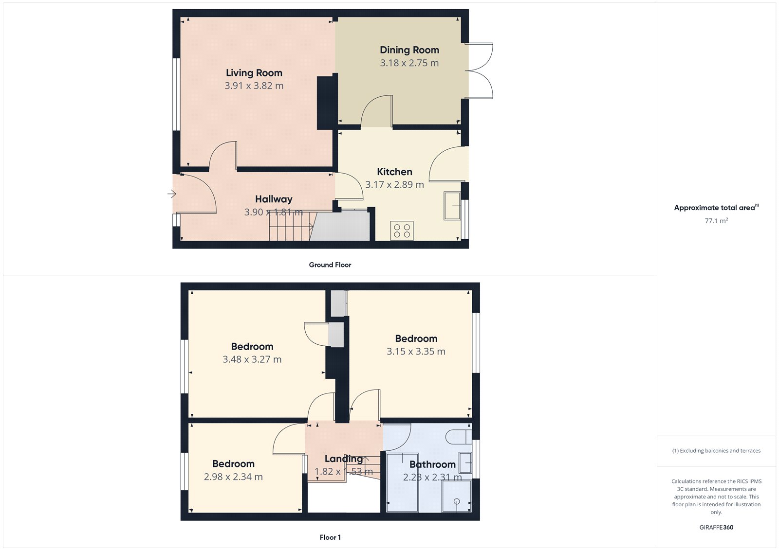13, Randolph Avenue, Bristol floorplan