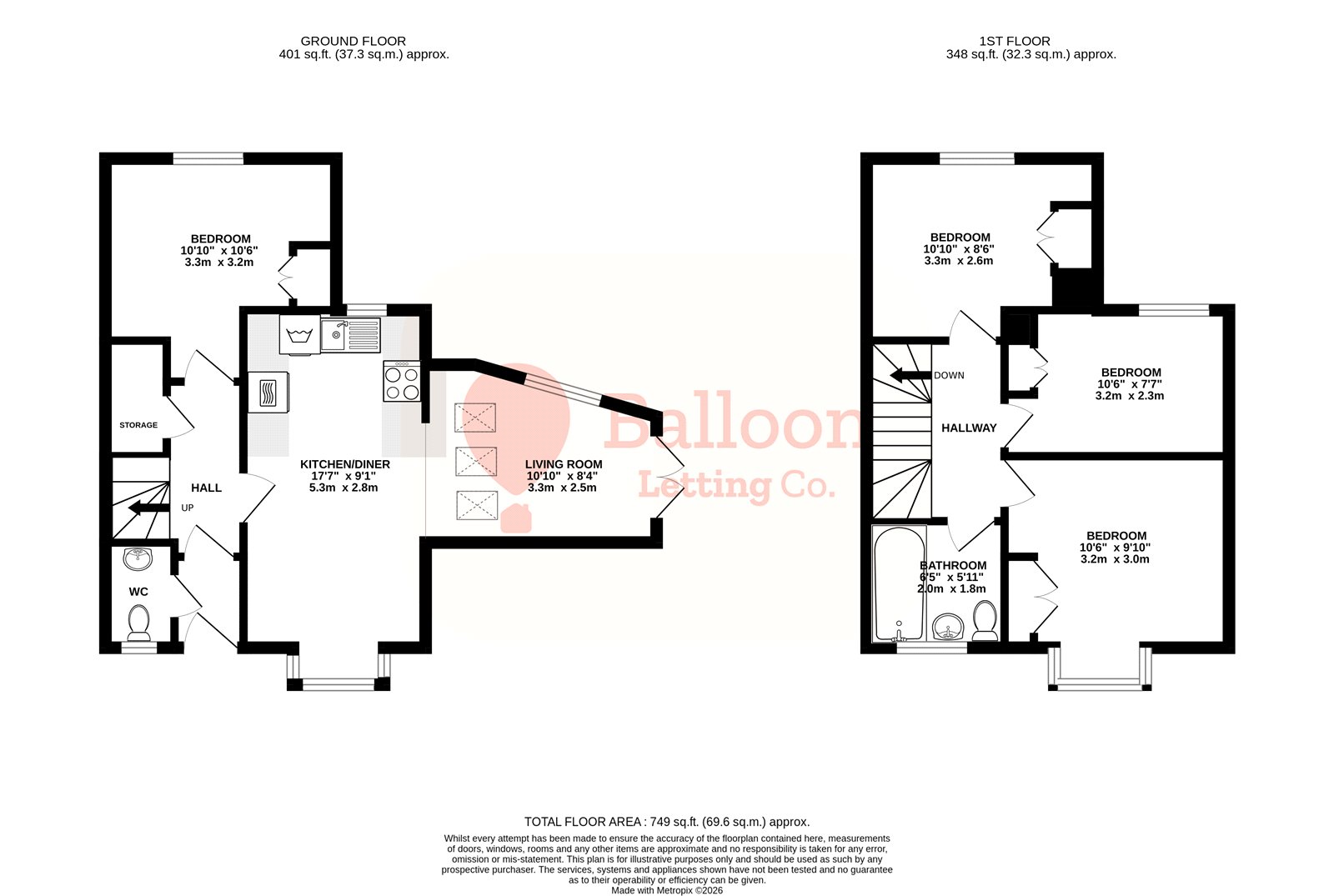 Monks Park Avenue, Bristol floorplan