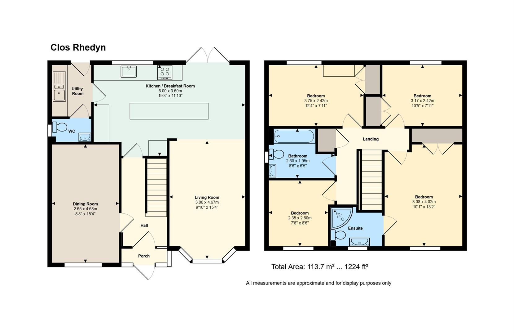2, Clos Rhedyn, Cardiff floorplan