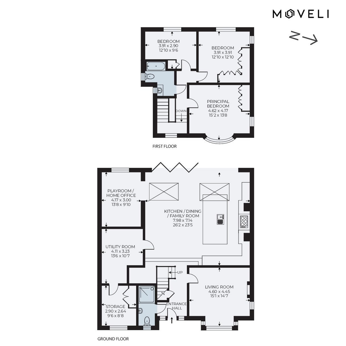 6, Purley Bury Avenue, Purley floorplan