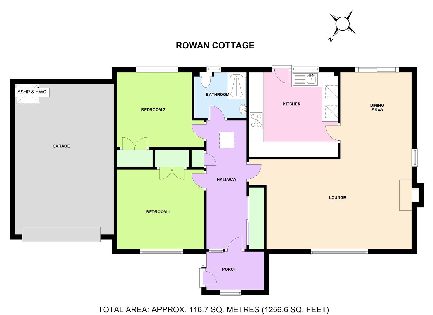 Rowan Cottage, 6, Sheean Drive, Isle of Arran floorplan