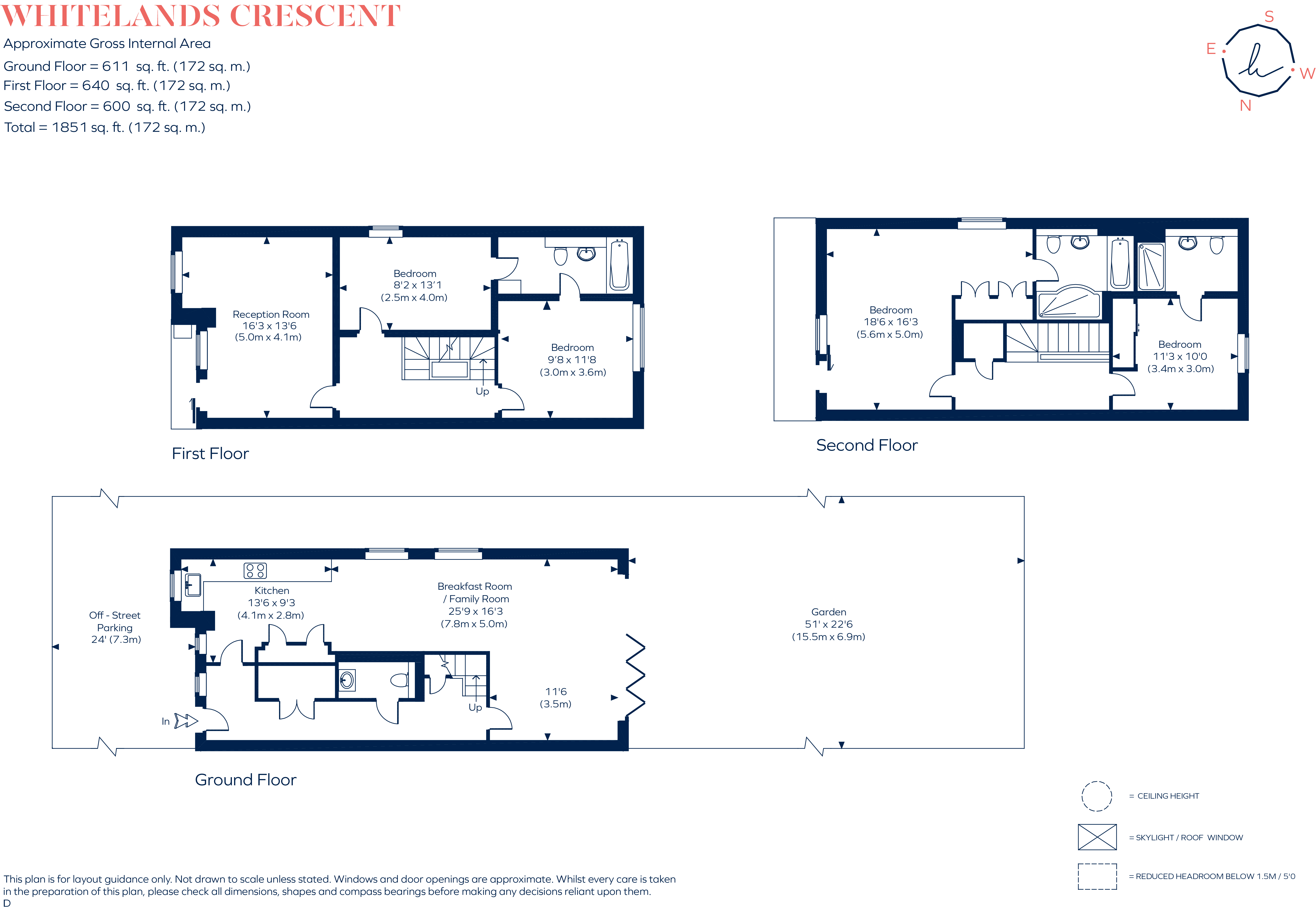 17, Whitelands Crescent, Southfields floorplan