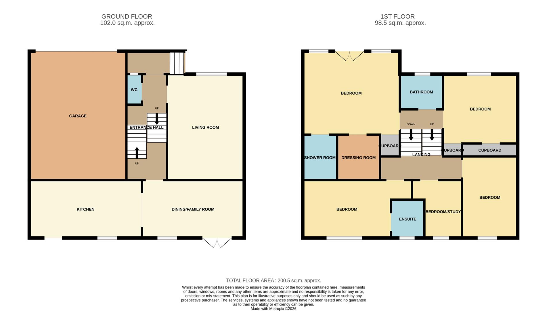 44, Meadowside Road, Cupar floorplan