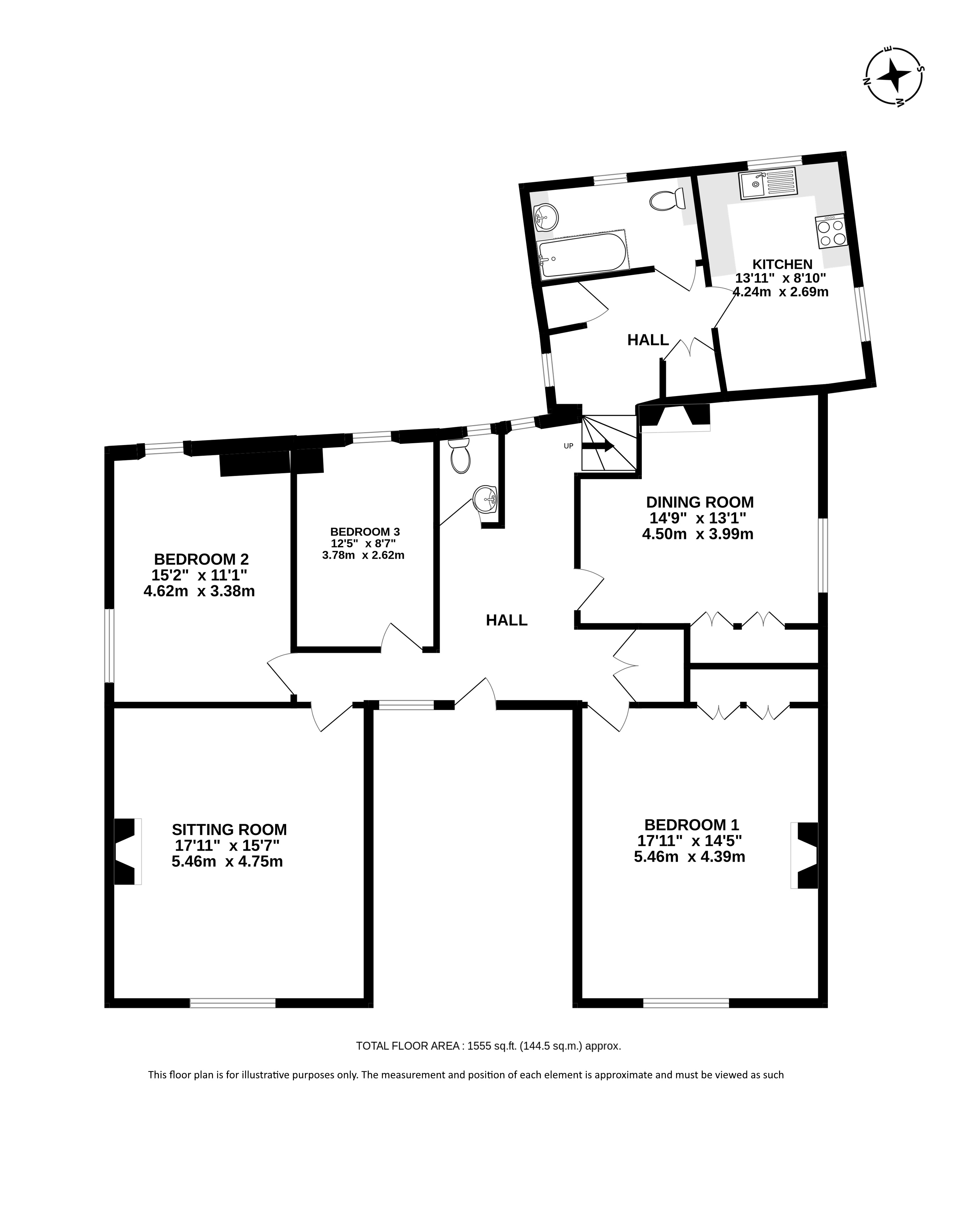 Hill House, Park Street, Hatfield floorplan