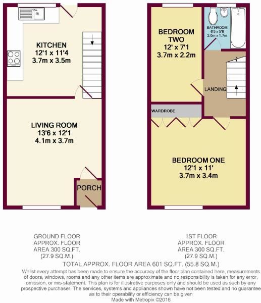 2 Bedrooms Terraced house to rent in Helena Street, Salford M6