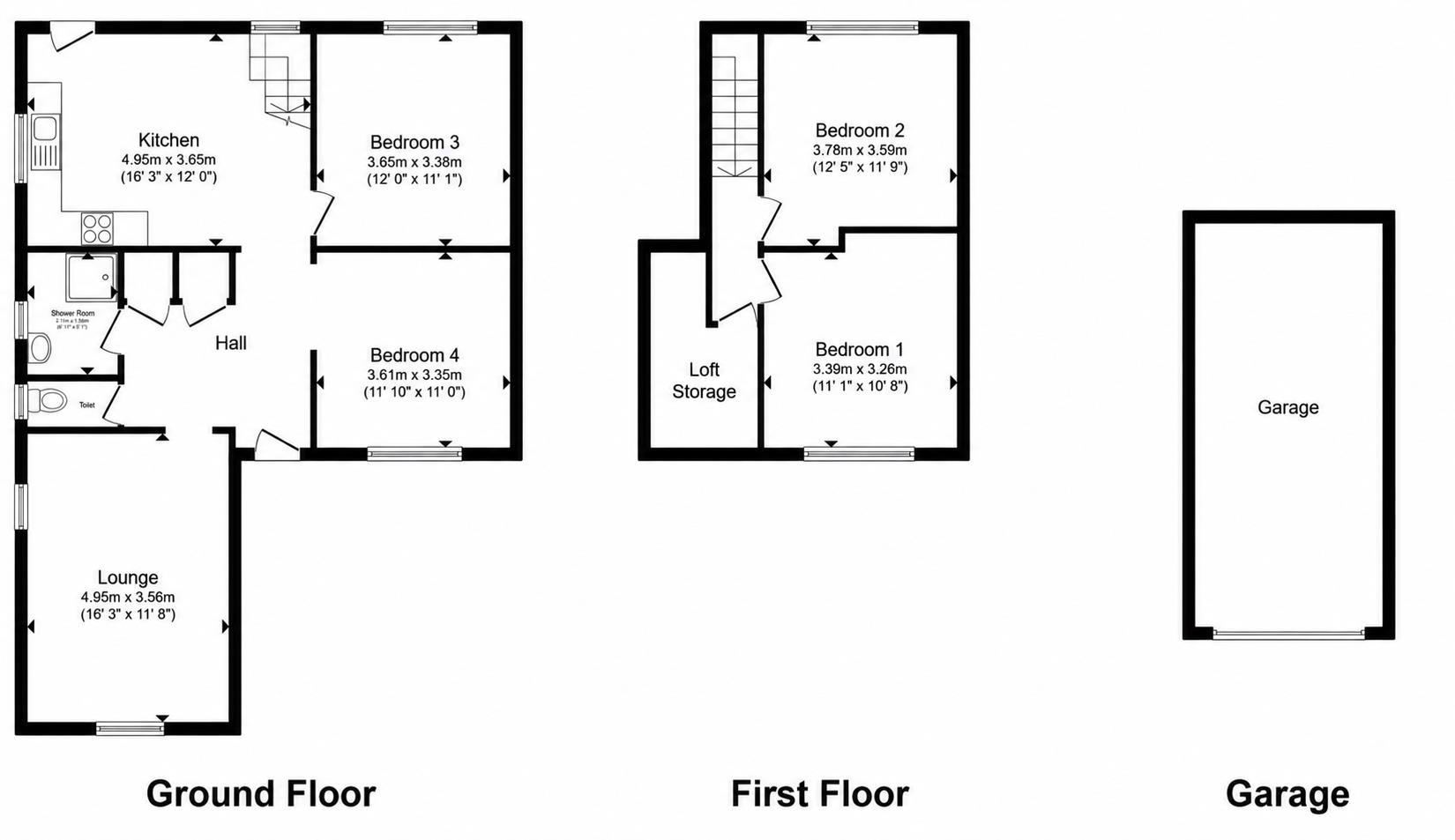 Oakdale, Muckingford Road, Linford floorplan