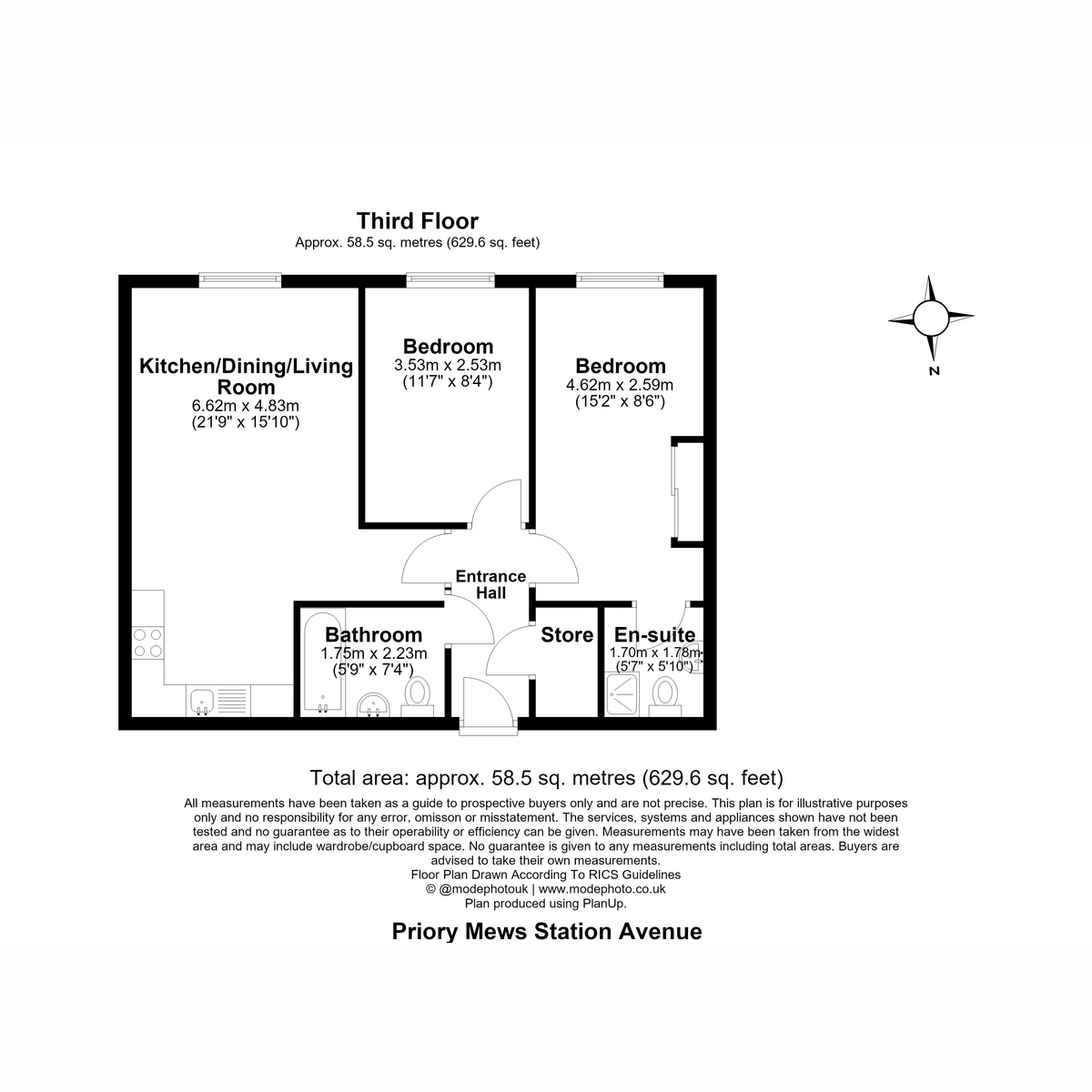Station Avenue, Southend-on-sea floorplan