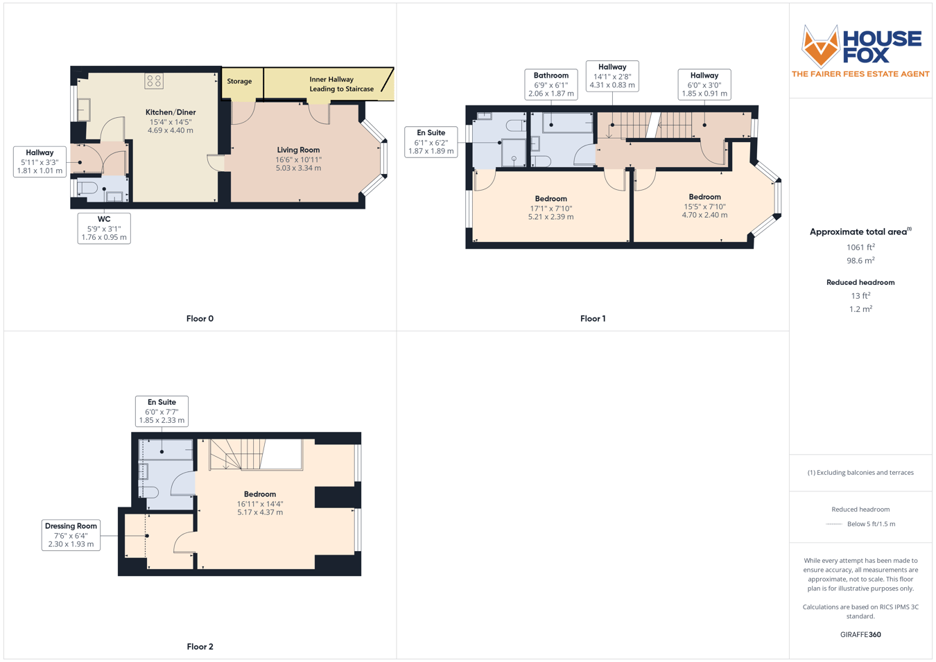 15, Ashcombe Road, Weston-Super-Mare floorplan