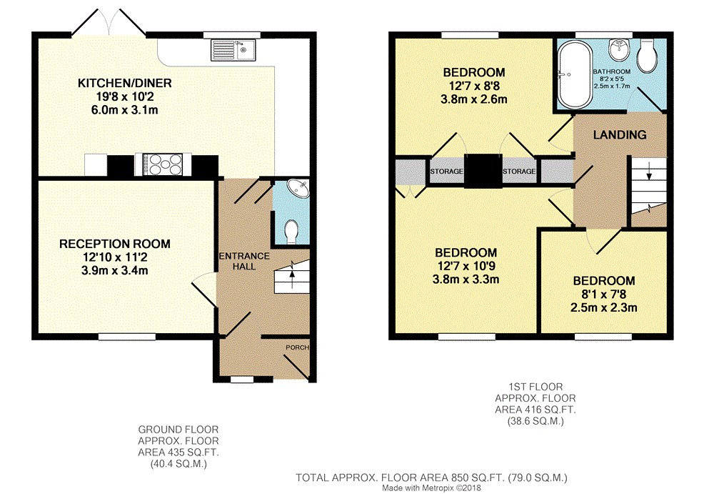 3 Bedrooms  to rent in Capgrave Crescent, Brislington, Bristol BS4