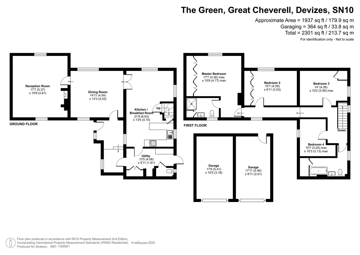 End Cottage, 102, The Green, Great Cheverell floorplan