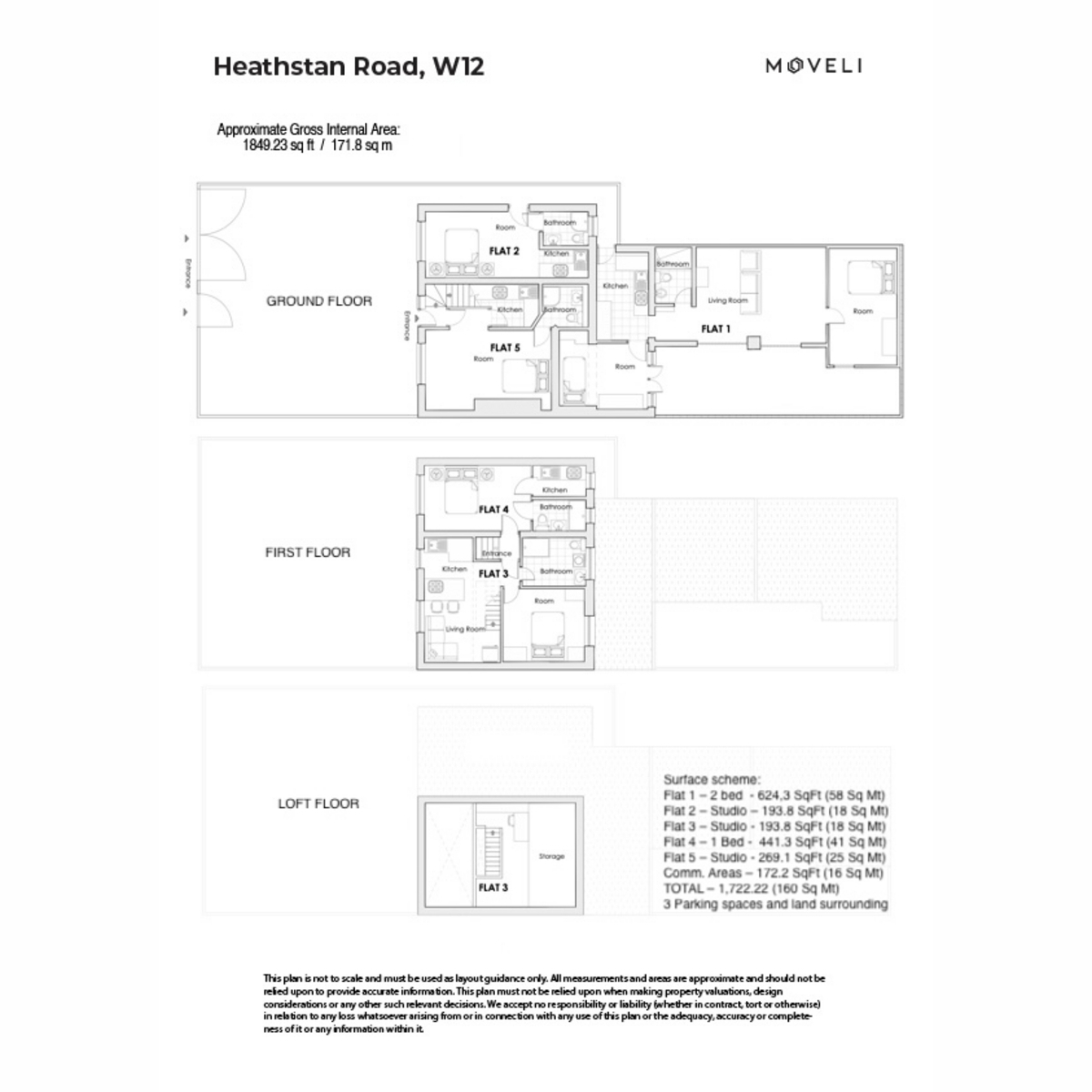 52, Heathstan Road, London floorplan