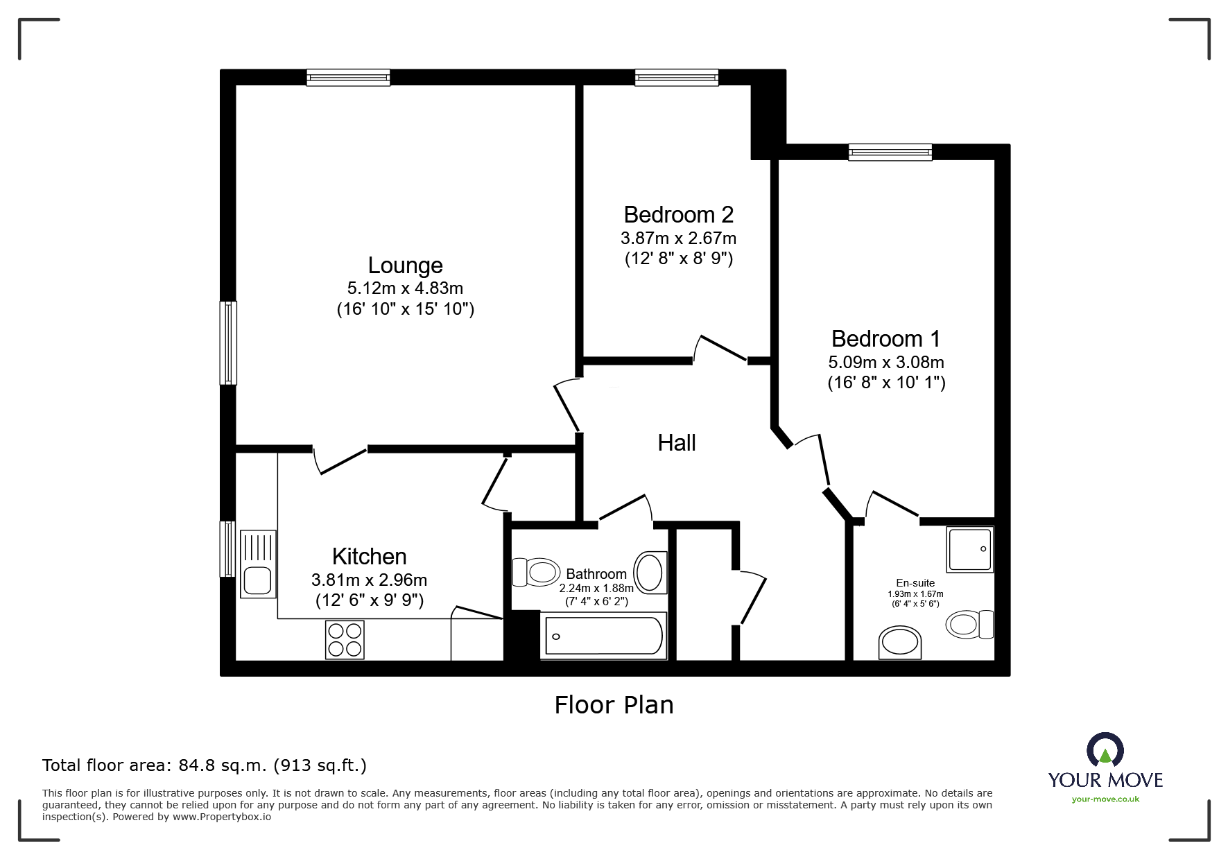 42, Kentmere Drive, South Yorkshire floorplan
