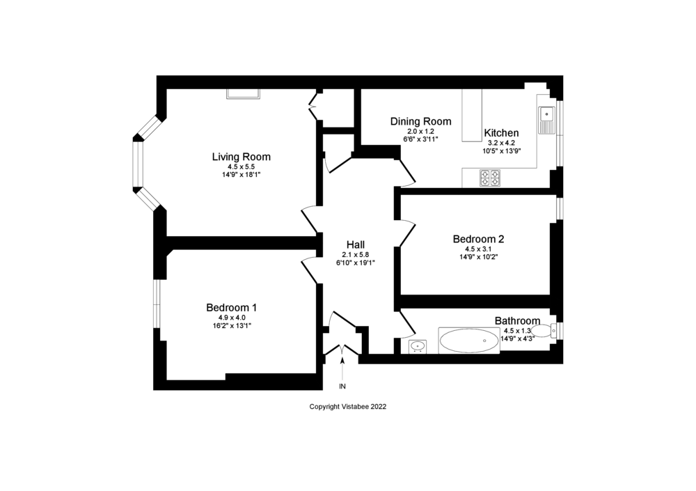 Sinclair Drive, Battlefield, Glasgow G42, 2 bedroom flat for sale