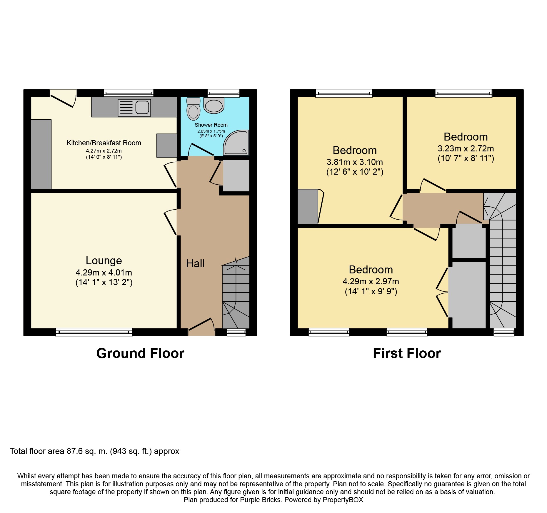 3 Bedrooms Terraced house for sale in Derwent Avenue, Falkirk FK1