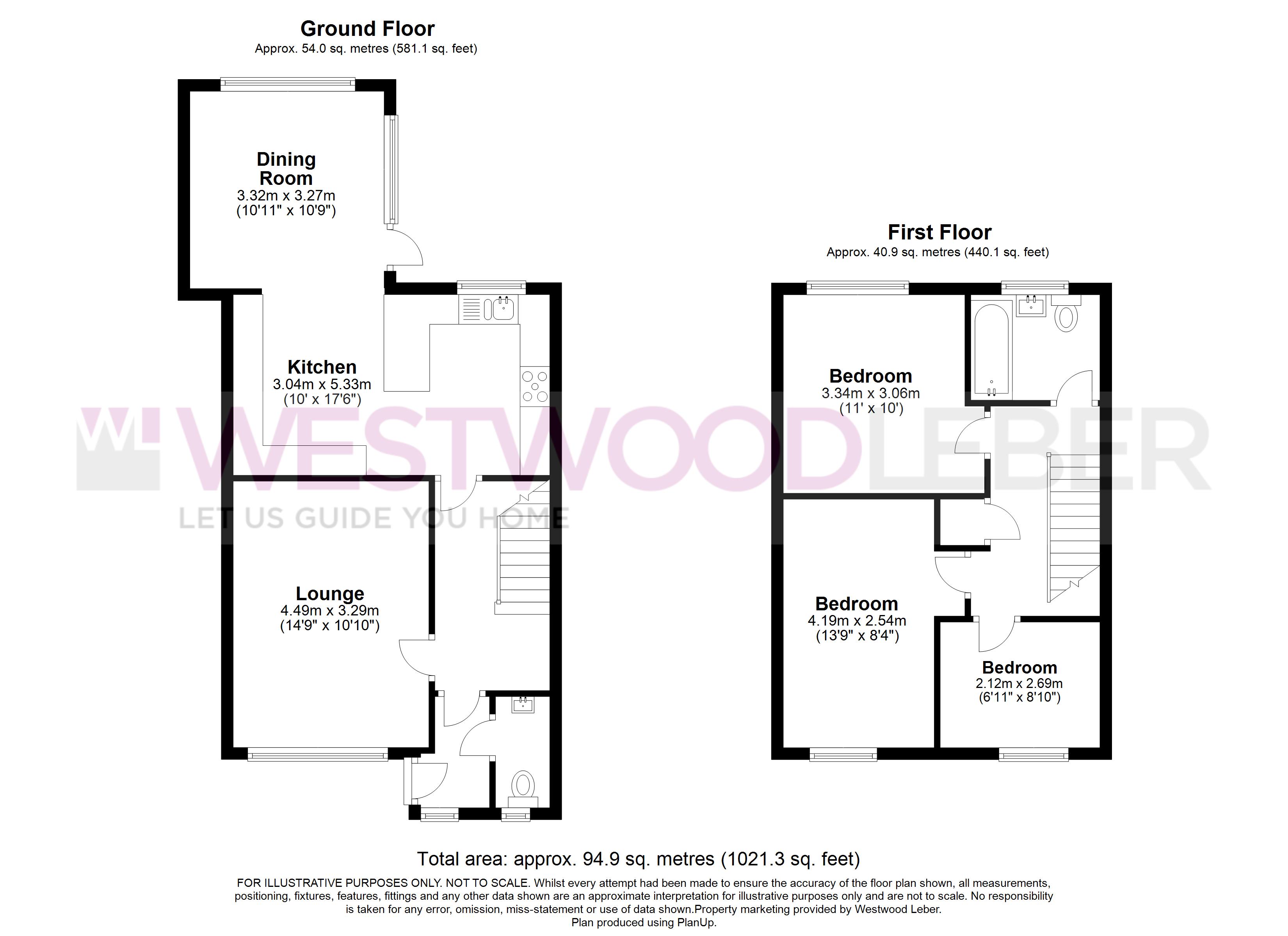 52, Silverfield, Broxbourne floorplan
