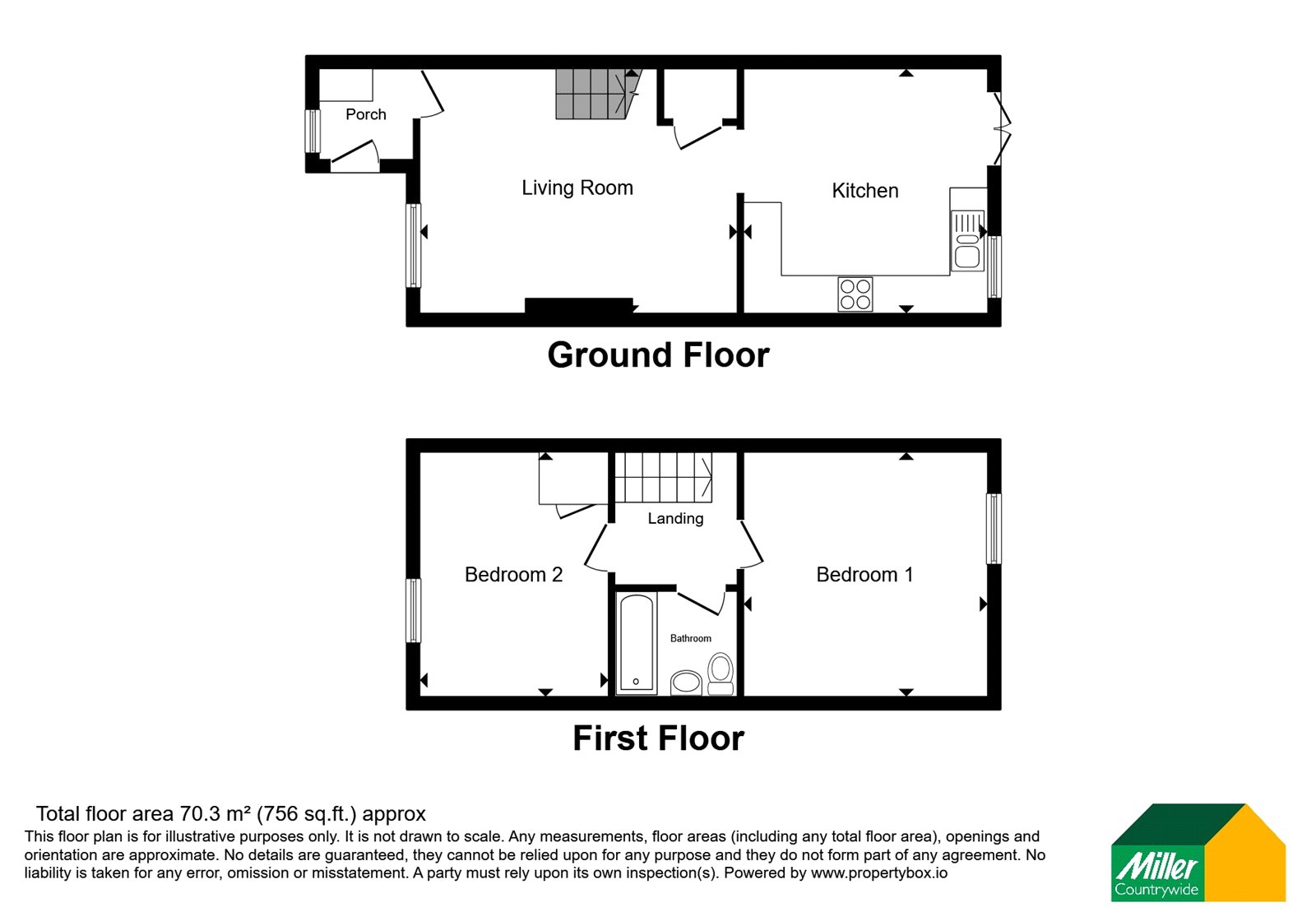 29, Grove Park, Cornwall floorplan