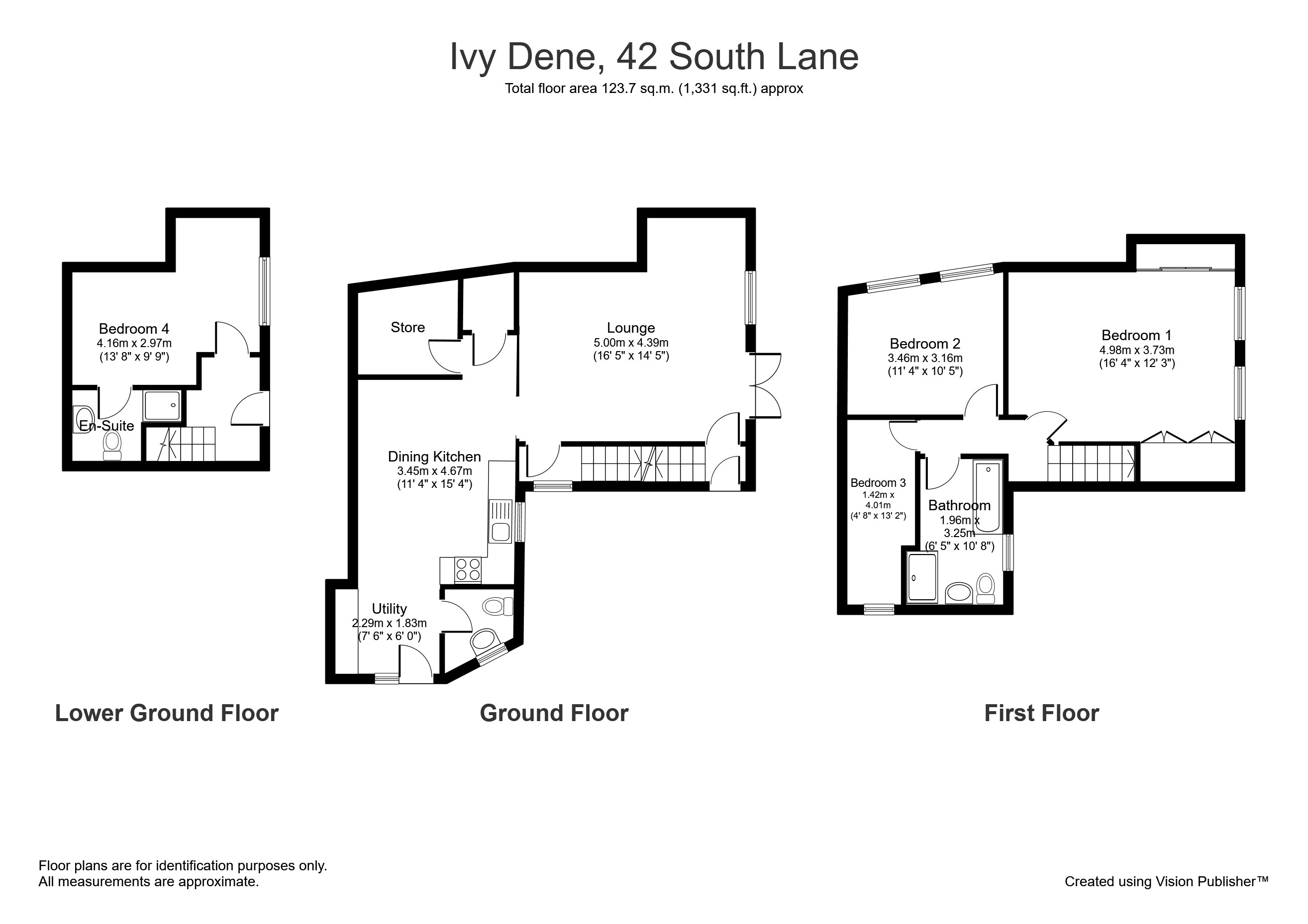 Ivy Dene, 42, South Lane, Holmfirth floorplan