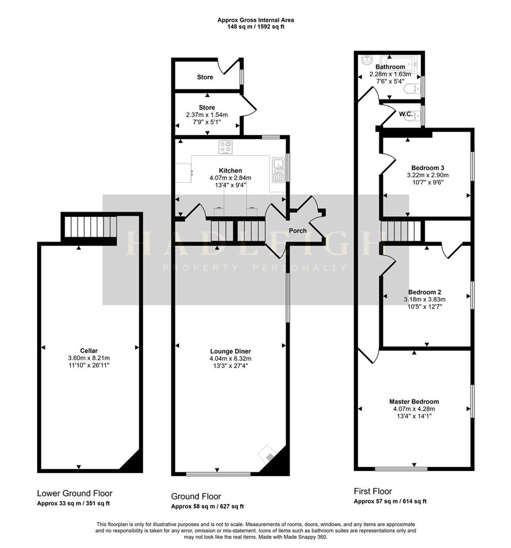 68 Earls Court Road, Birmingham floorplan