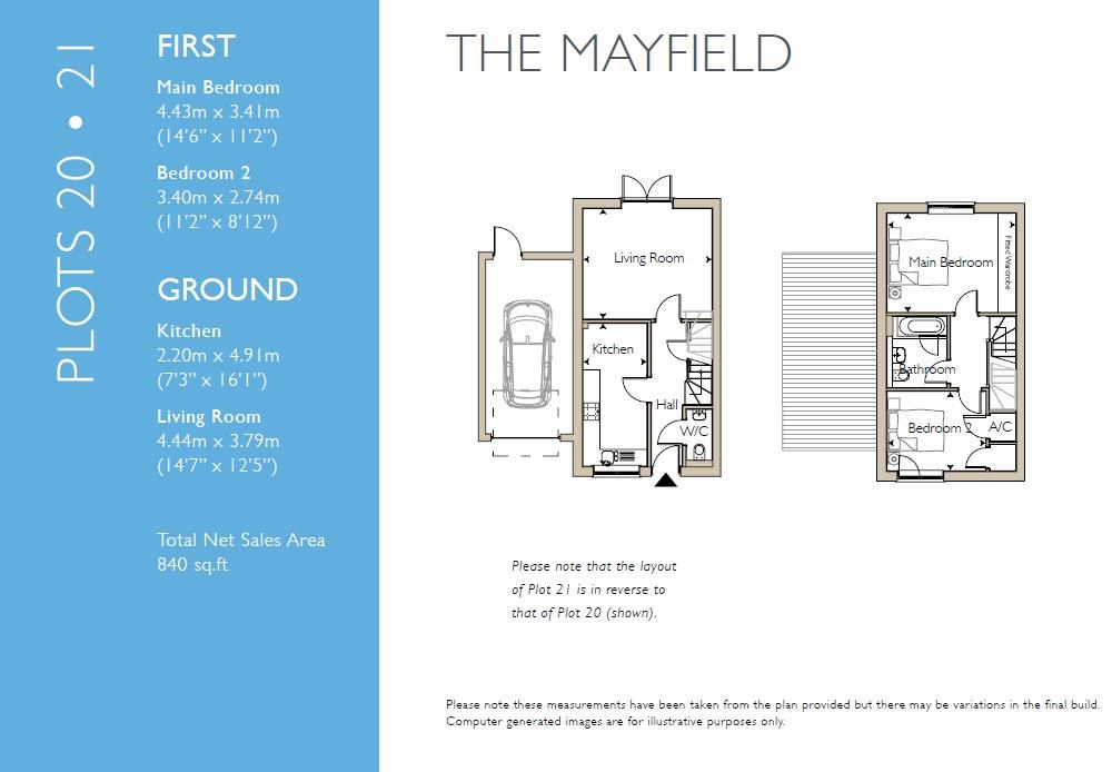 21 White Horse Valley, Danesmead Drive, Bratton floorplan