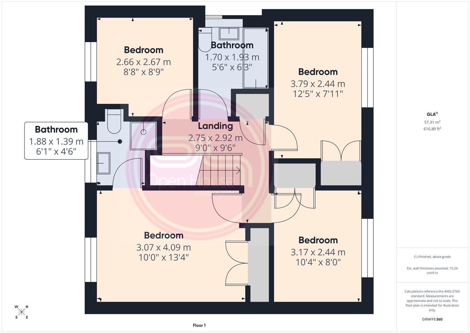33, Langer Close, Burton on Trent floorplan