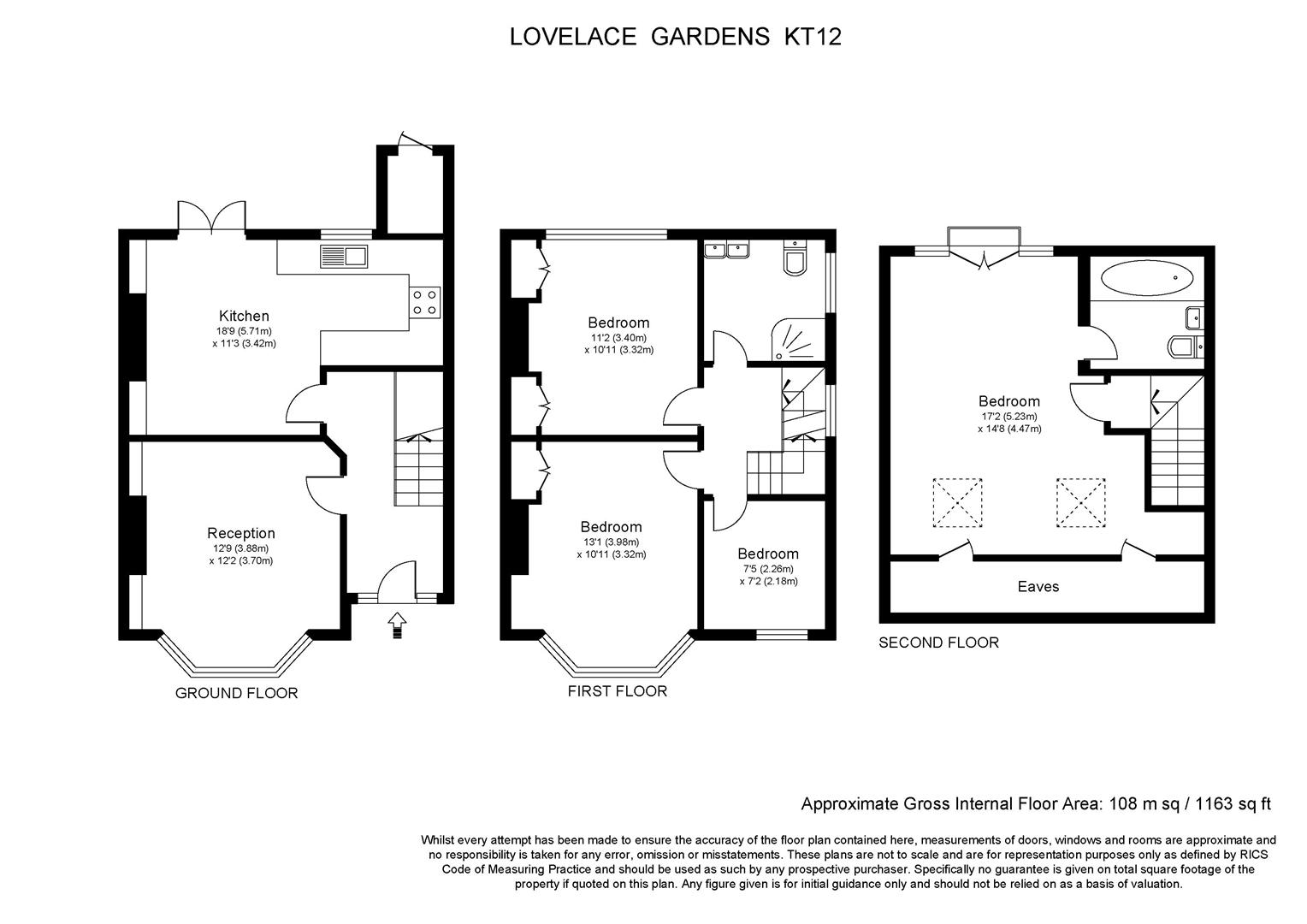 4 Bedrooms Semi-detached house for sale in Lovelace Gardens, Hersham, Walton-On-Thames KT12