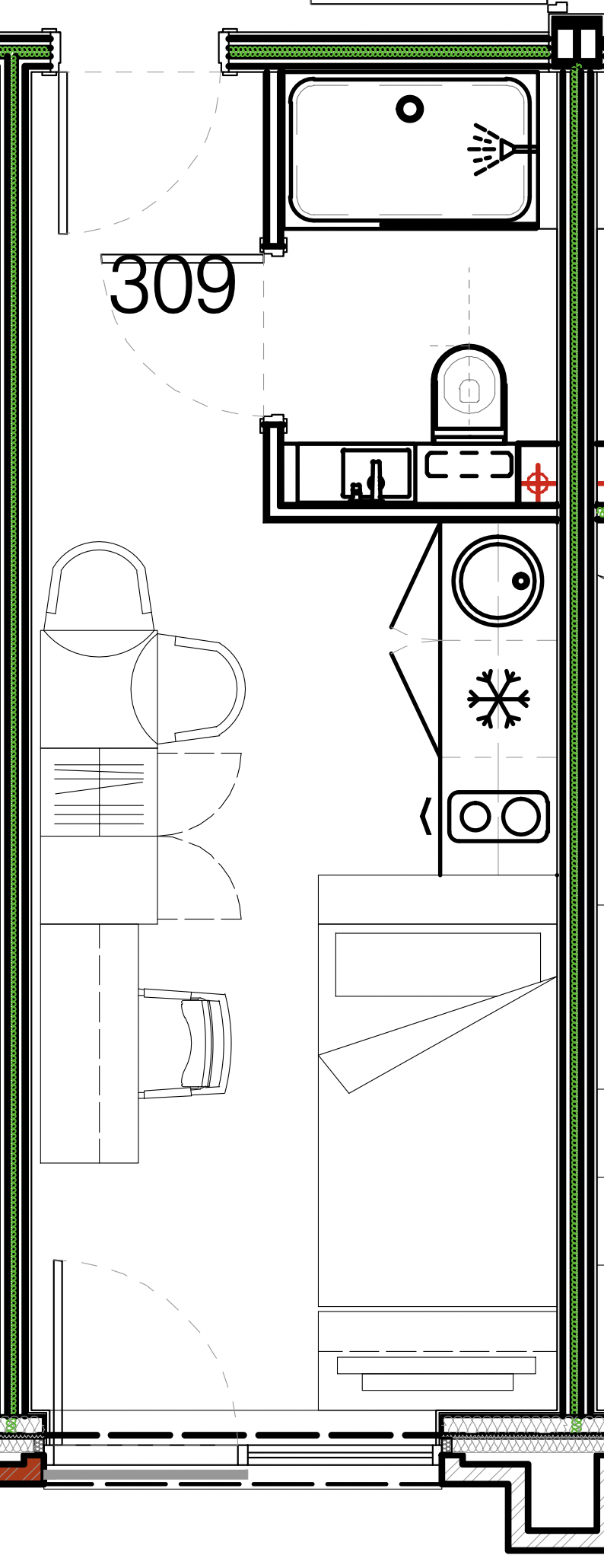Apartment 309, Lightbox, Earl Street, Sheffield floorplan